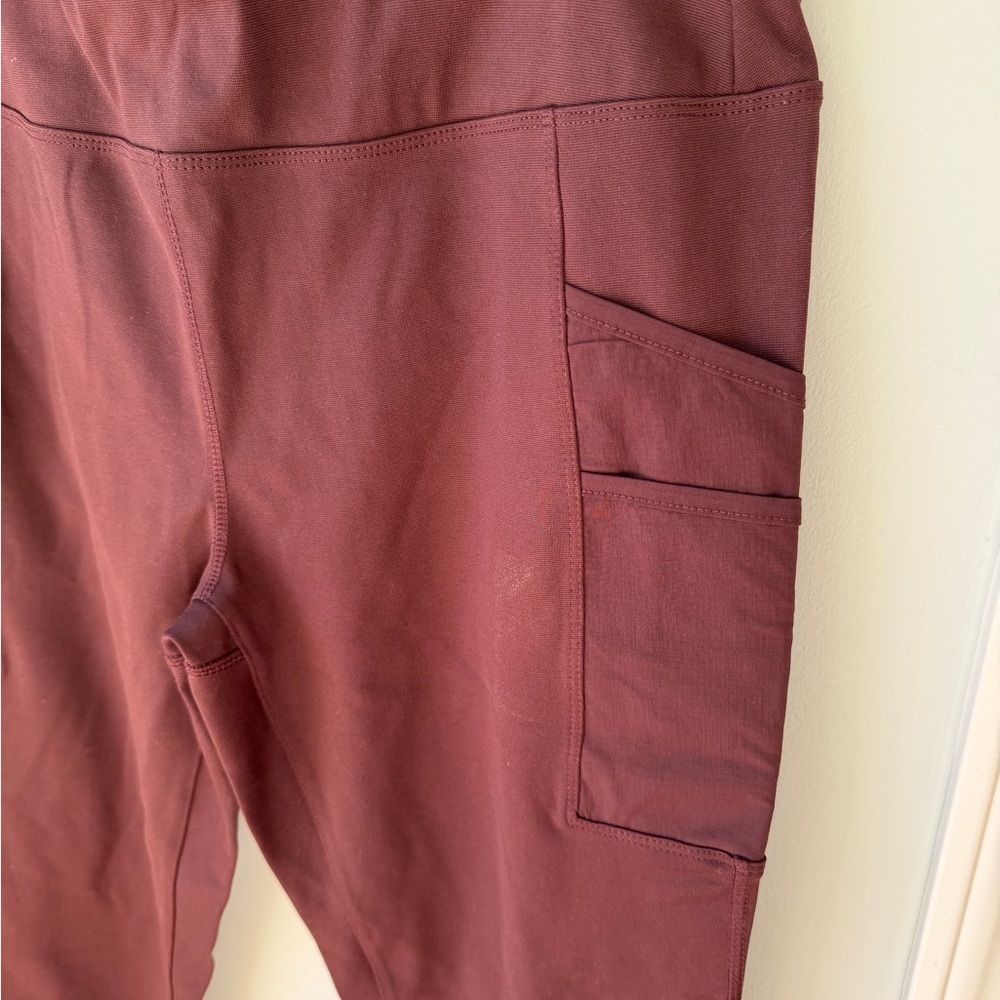 Carhartt Dark Maroon Fitted Pants